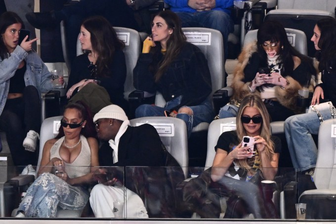 Celebrities at Super Bowl LVIII in Las Vegas: Photos