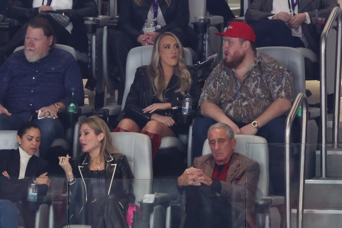 Celebrities at Super Bowl LVIII in Las Vegas: Photos