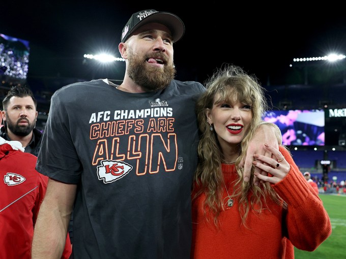 Taylor Swift at Travis Kelce’s Games: Photos of Her Cheering Him On