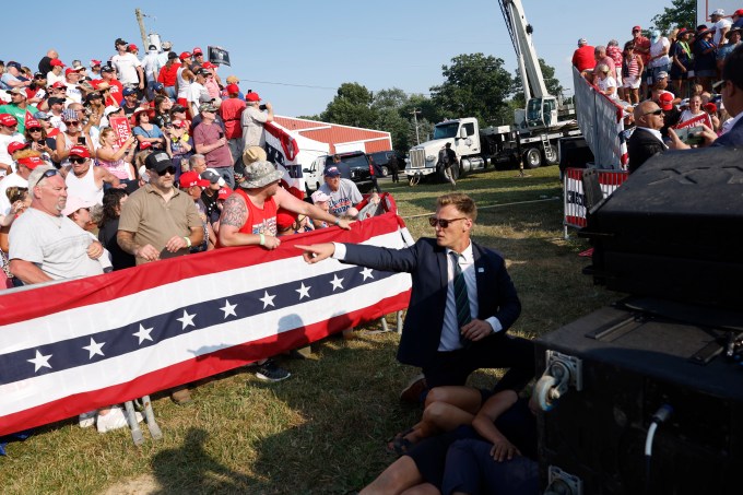 Photos From Donald Trump Rally Where Shots Were Fired