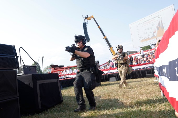 Photos From Donald Trump Rally Where Shots Were Fired