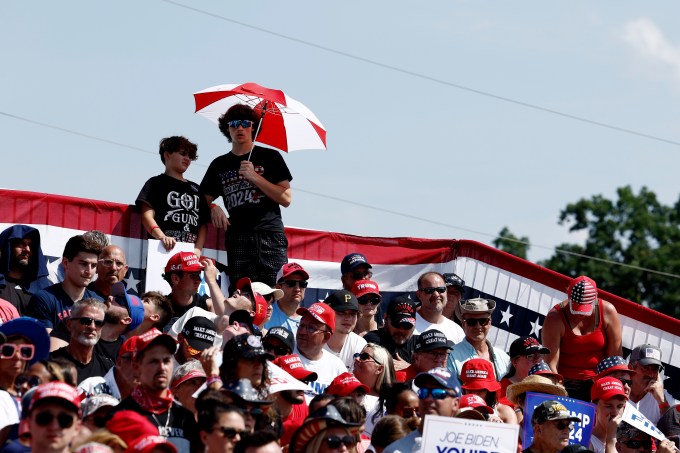 Photos From Donald Trump Rally Where Shots Were Fired