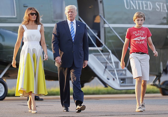 Barron Trump — Photos Of Donald & Melania’s Son