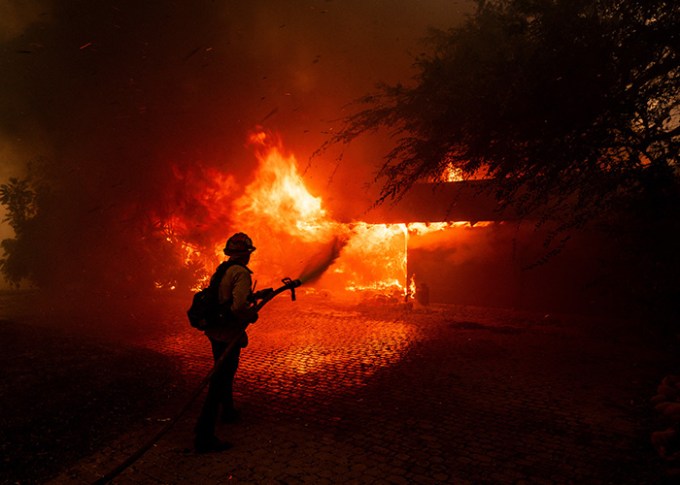 Mountain Fire Near Los Angeles: Ventura County Wildfire Photos