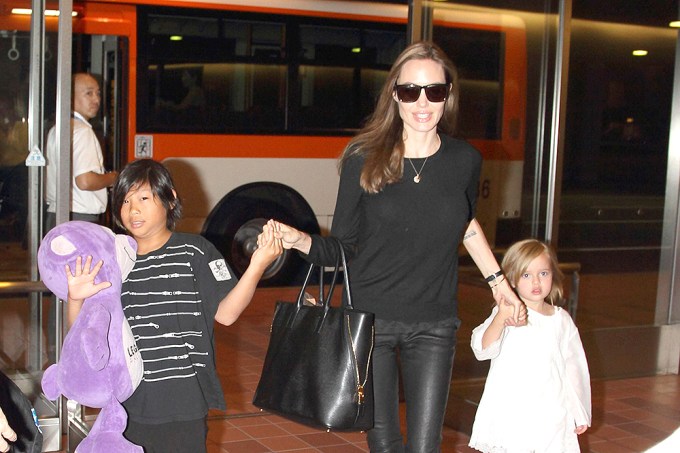 Angelina Jolie & Son Pax Jolie-Pitt: Photos