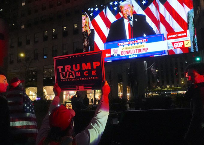 Trump & Harris NYC Supporters’ Protests & Parties Post-Election: Pics