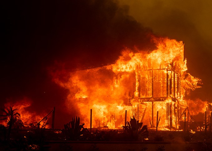 Mountain Fire Near Los Angeles: Ventura County Wildfire Photos