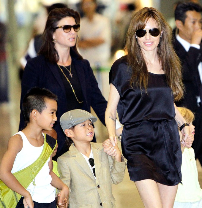 Angelina Jolie & Son Pax Jolie-Pitt: Photos