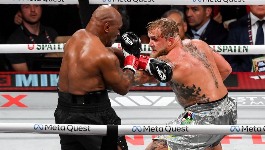 Mike Tyson vs. Jake Paul: Photos From Their 2024 Fight