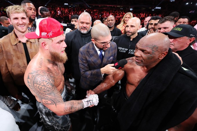 Mike Tyson vs. Jake Paul: Photos From Their 2024 Fight