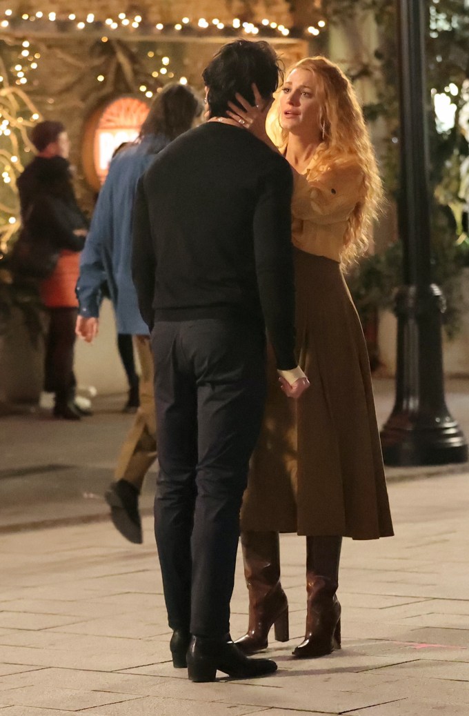 Blake Lively & Justin Baldoni on Set of ‘It Ends With Us’: Photos