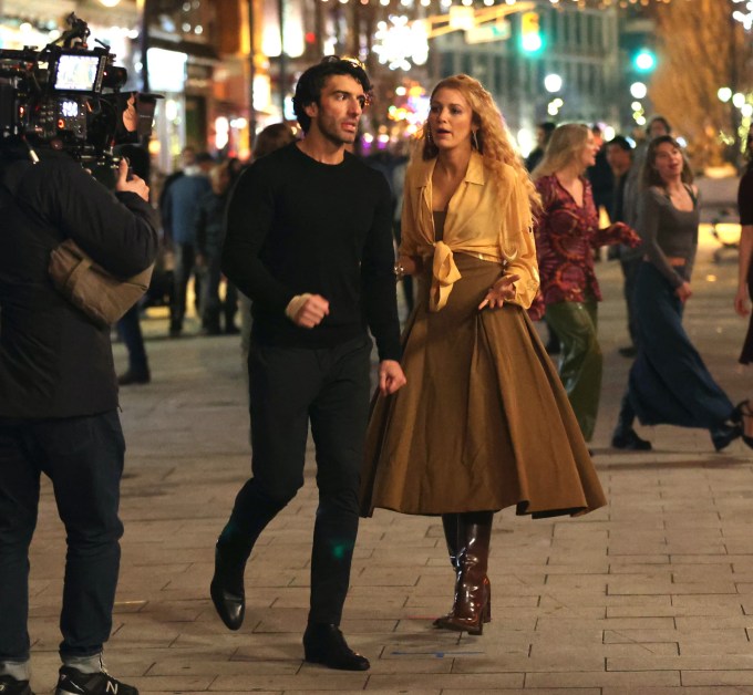 Blake Lively & Justin Baldoni on Set of ‘It Ends With Us’: Photos