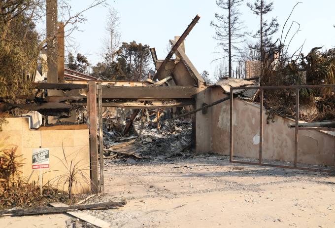 Celebrity Homes After California Fires: Photos of Burned Houses