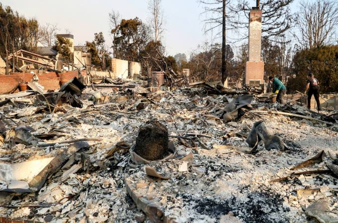 Celebrity Homes After California Fires: Photos of Burned Houses